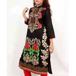 Black Embroidered Stylish Design Ladeis suit AKG-081